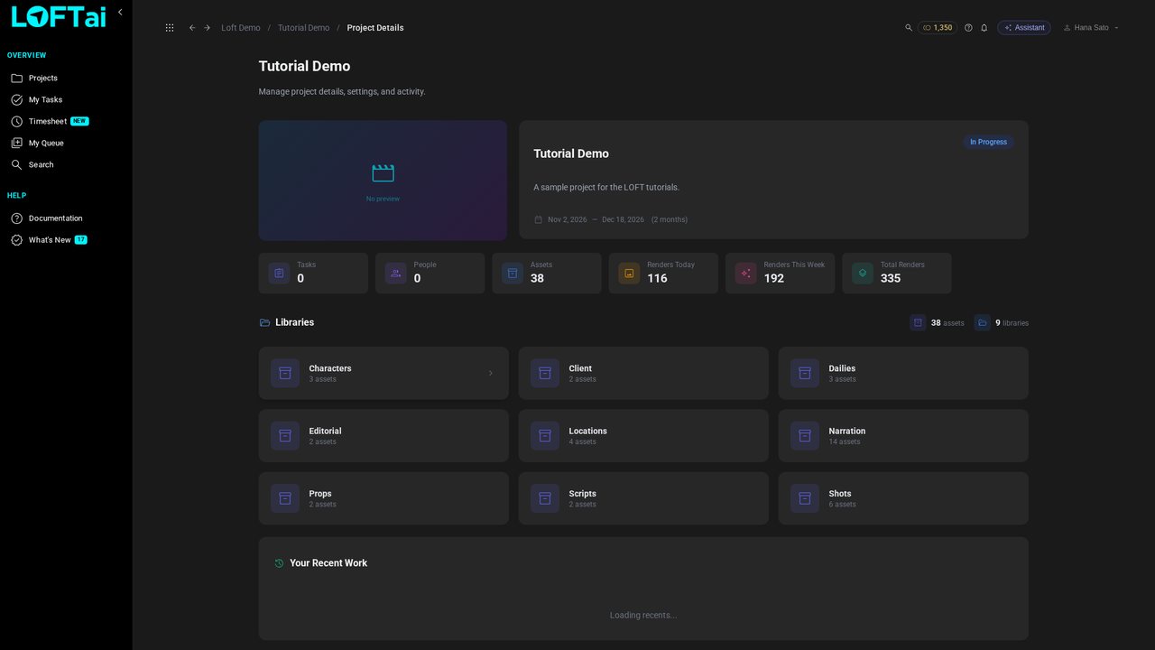 Open the project