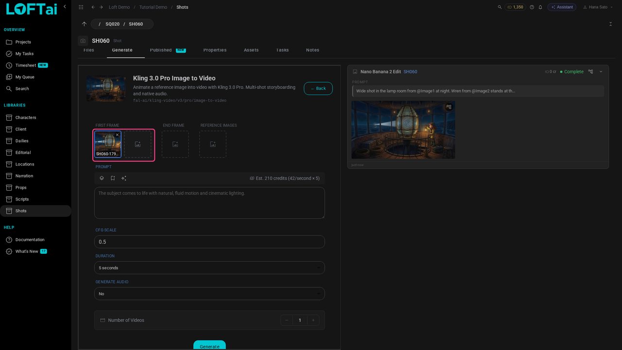 Start from the keyframe